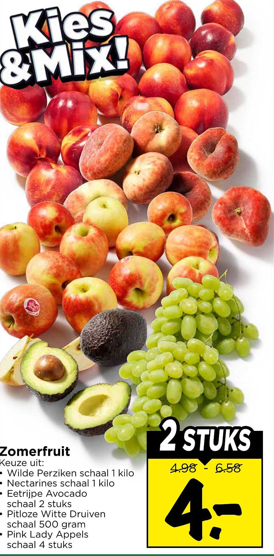 Zomerfruit 2 stuks