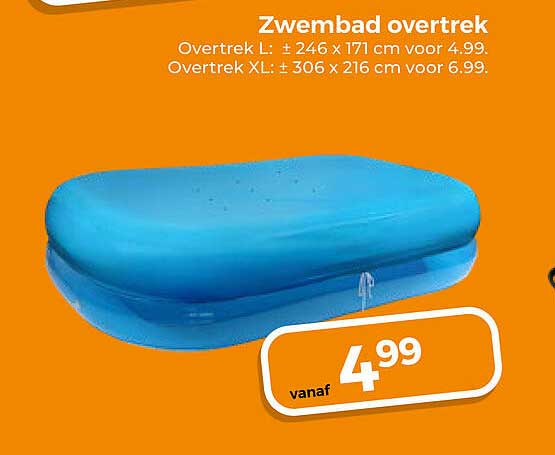 Zwembad overtrek