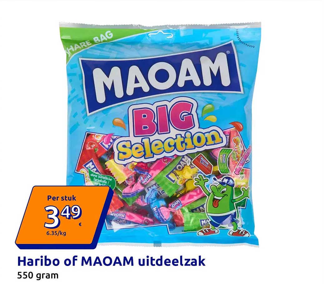 Haribo of MAOAM uitdeelzak