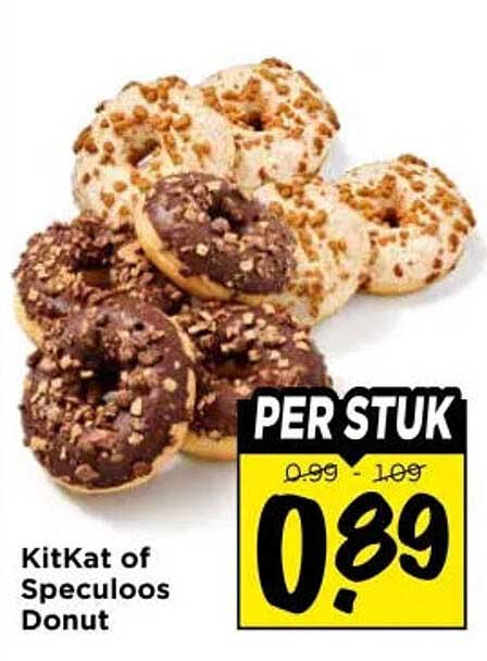 KitKat of Speculoos Donut PER STUK