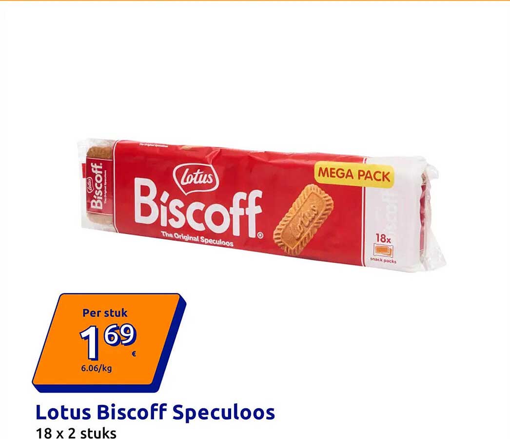 Lotus Biscoff Speculoos 18 x 2 stuks