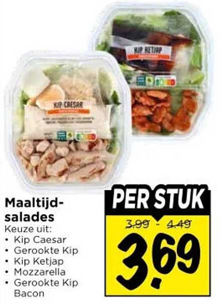 Maaltijd-salades PER STUK