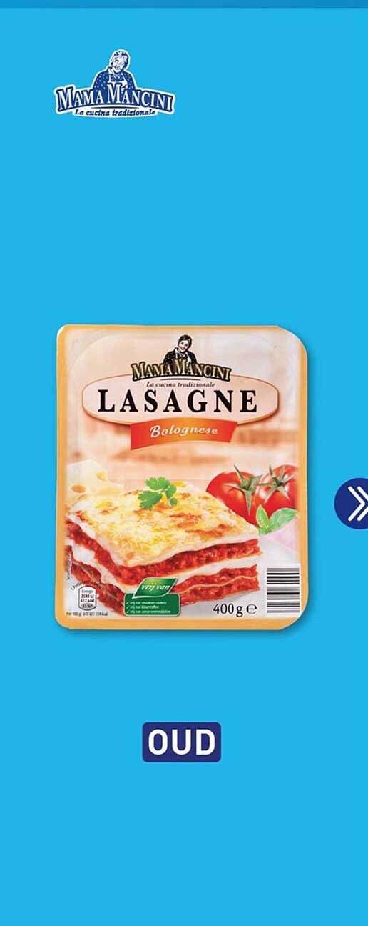MAMA MANCINI Lasagne Bolognese 400 g OUD