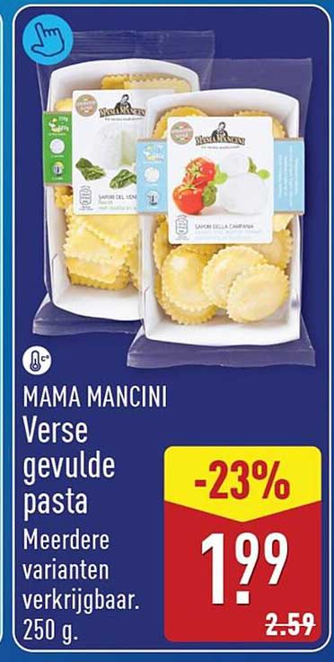 MAMA MANCINI Verse gevulde pasta Meerdere varianten verkrijgbaar. 250 g.