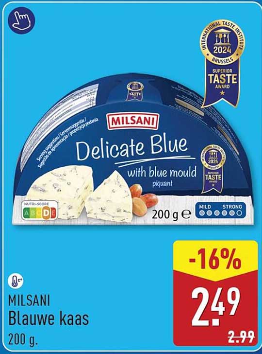 MILSANI Blauwe kaas 200 g -16%