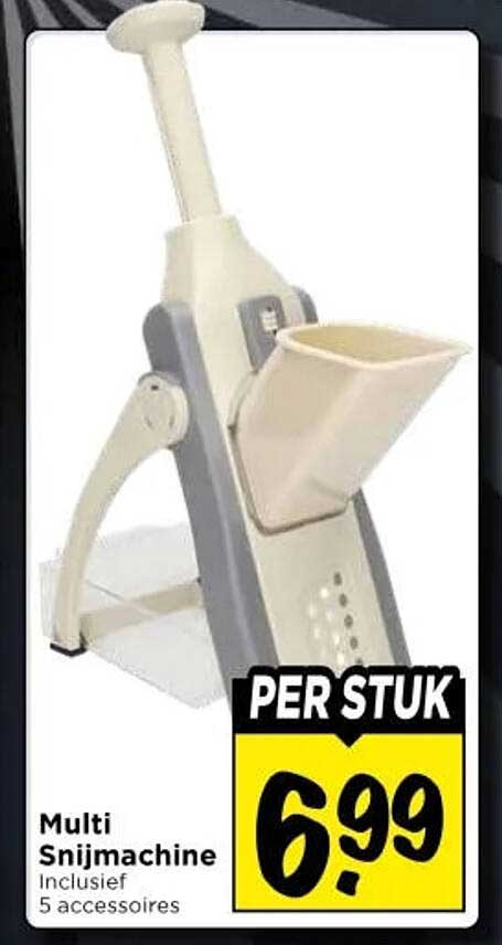 Multi Snijmachine Inclusief 5 accessoires PER STUK