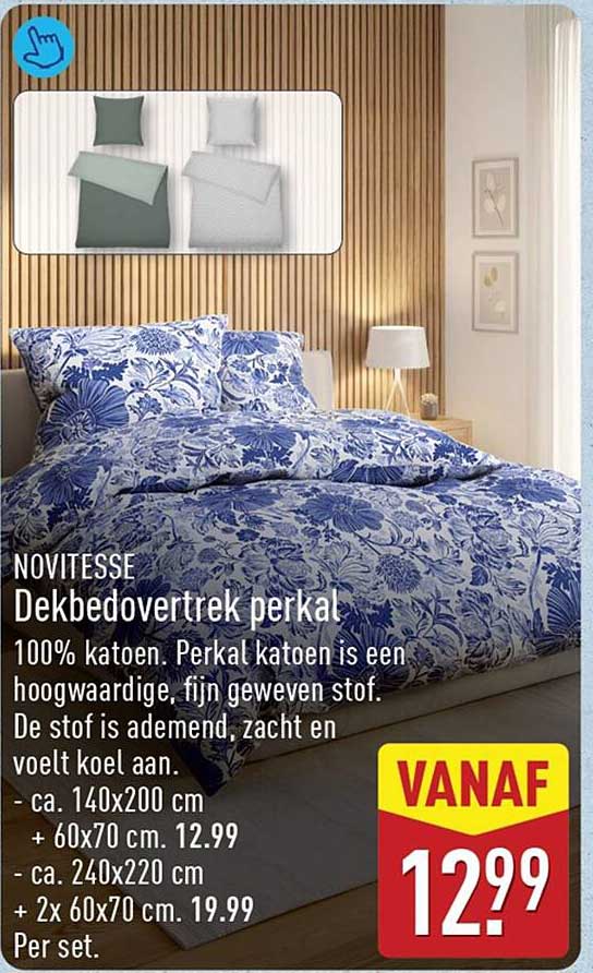 NOVITESSE Dekbedovertrek perkal