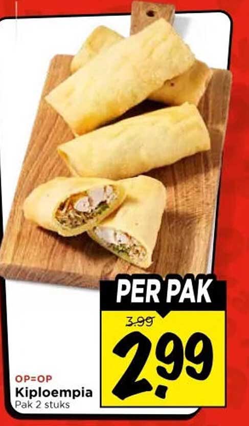Op=op Kiploempia Pak 2 stuks