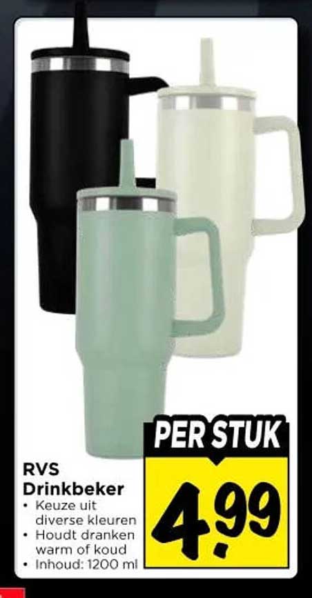 RVS Drinkbeker