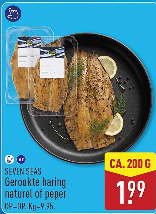 SEVEN SEAS Gerookte haring naturel of peper
