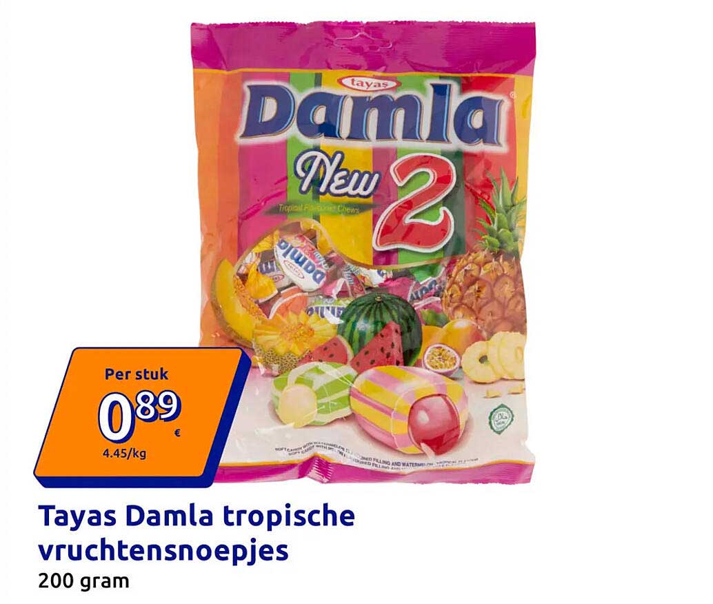 Tayas Damla tropische vruchtensnoepjes
