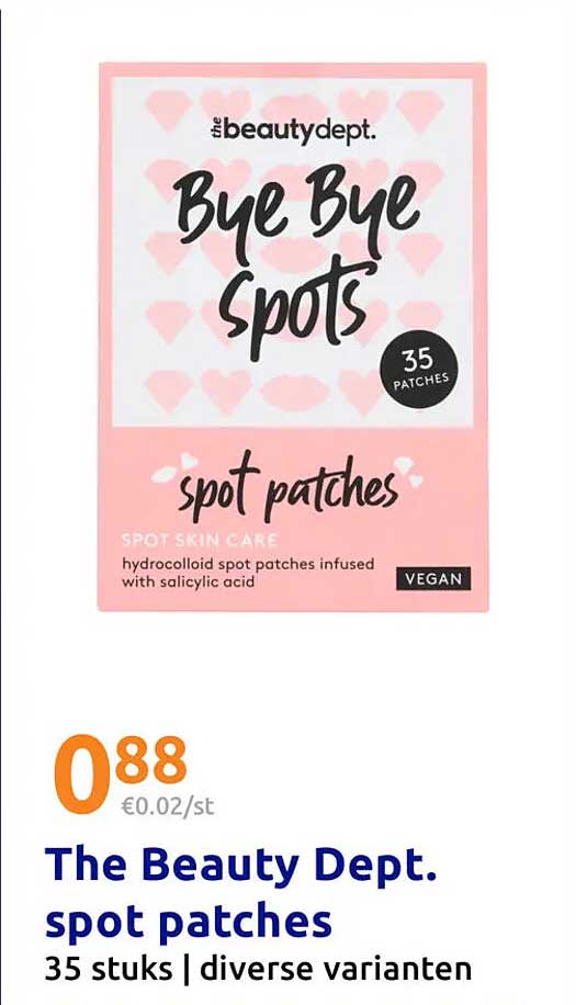 The Beauty Dept. spot patches 35 stuks | diverse varianten