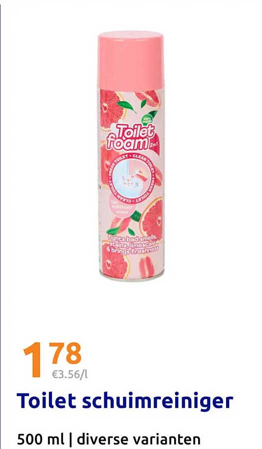 Toilet schuimreiniger