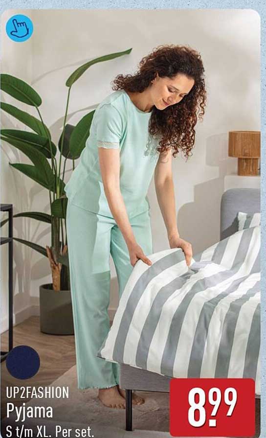 UP2FASHION Pyjama S t/m XL. Per set.