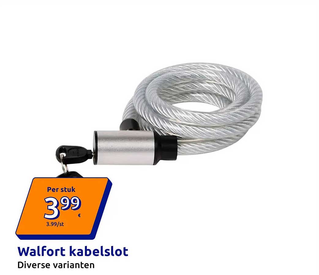 Walfort kabelslot Diverse varianten