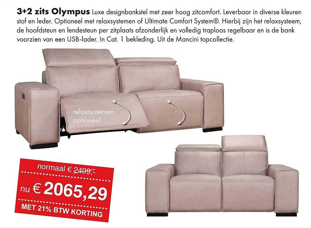 3+2 zits Olympus