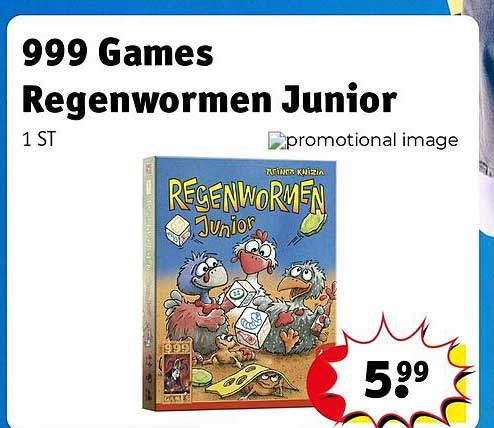 999 Games Regenwormen Junior