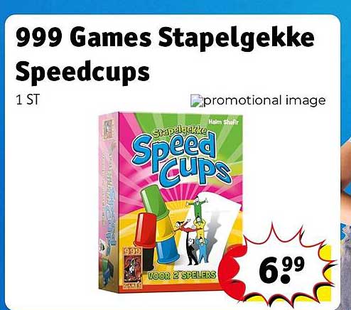 999 Games Stapelgekke Speedcups