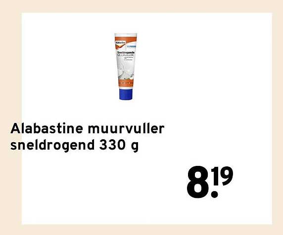Alabastine muurvuller sneldrogend 330 g