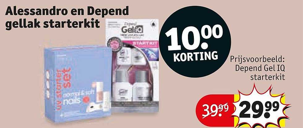 Alessandro en Depend gellak starterkit