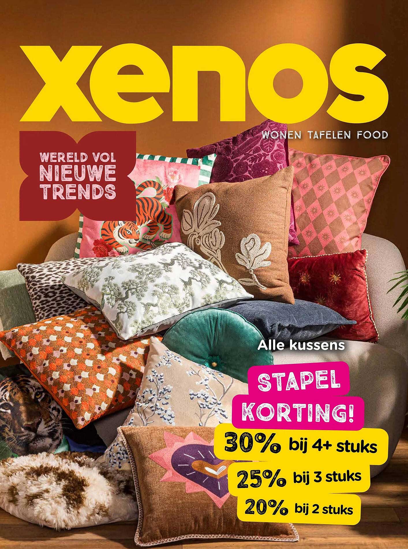 Alle kussens STAPEL KORTING! 30% bij 4+ stuks 25% bij 3 stuks 20% bij 2 stuks