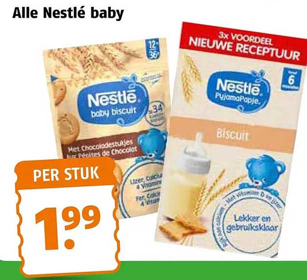Alle Nestlé baby