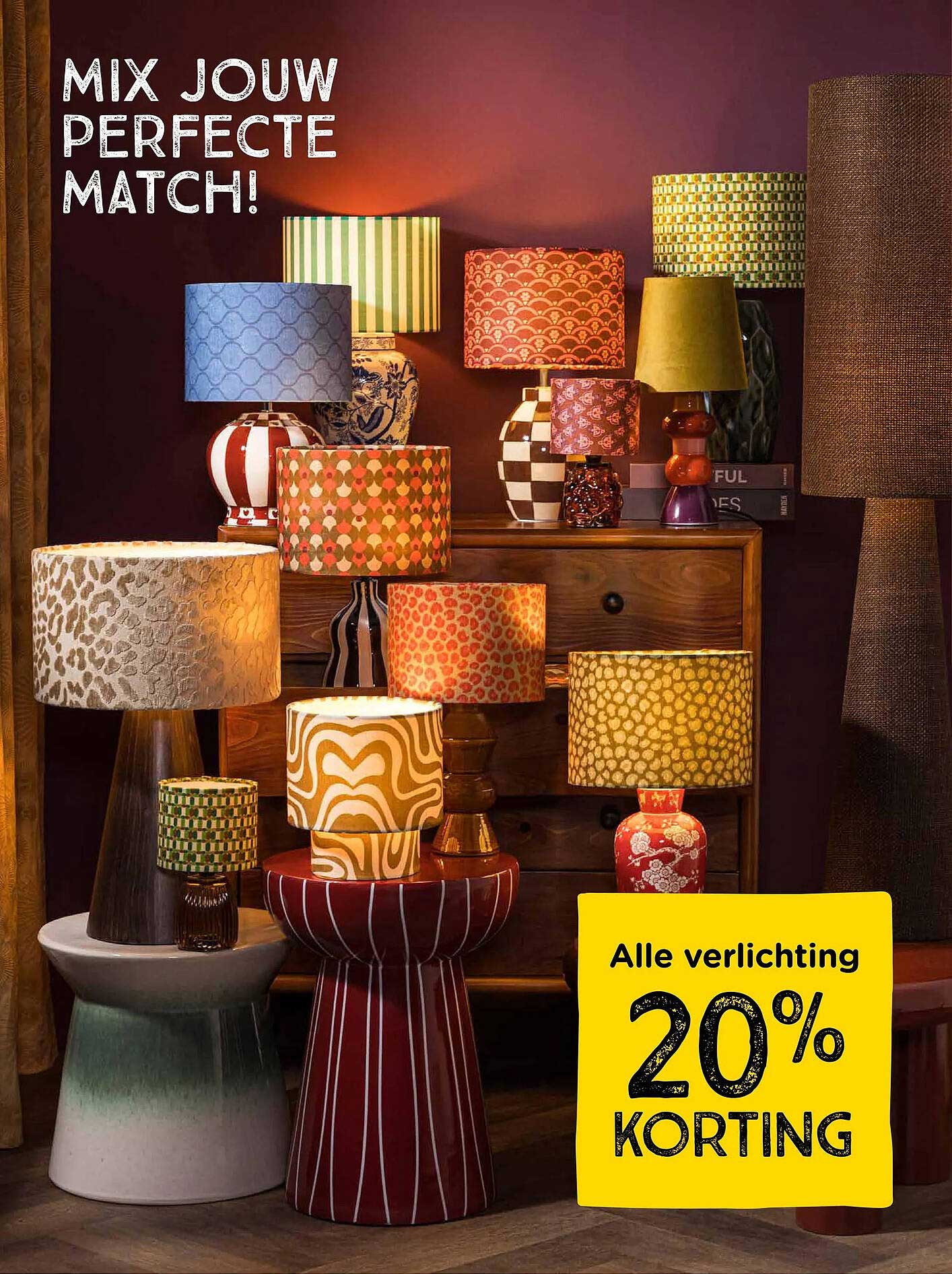 Alle verlichting 20% KORTING