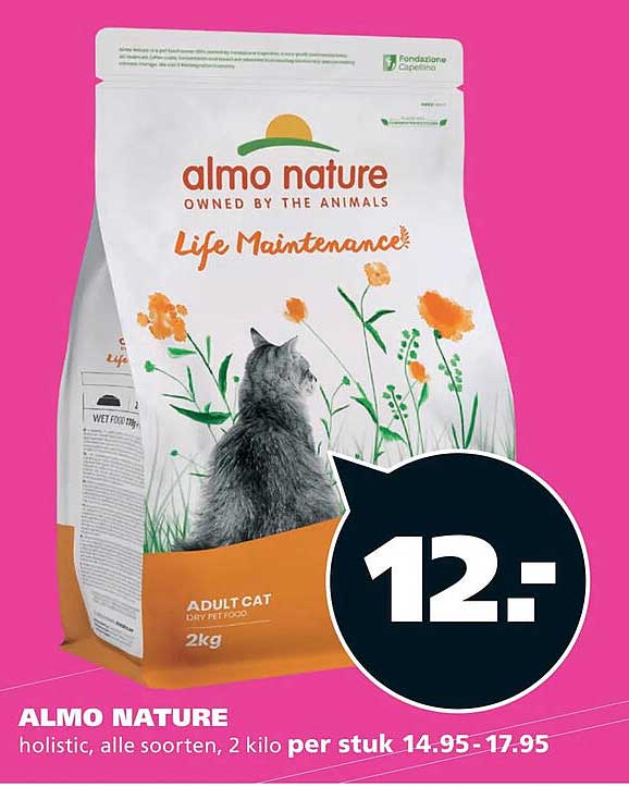 ALMO NATURE holistic, alle soorten, 2 kilo per stuk