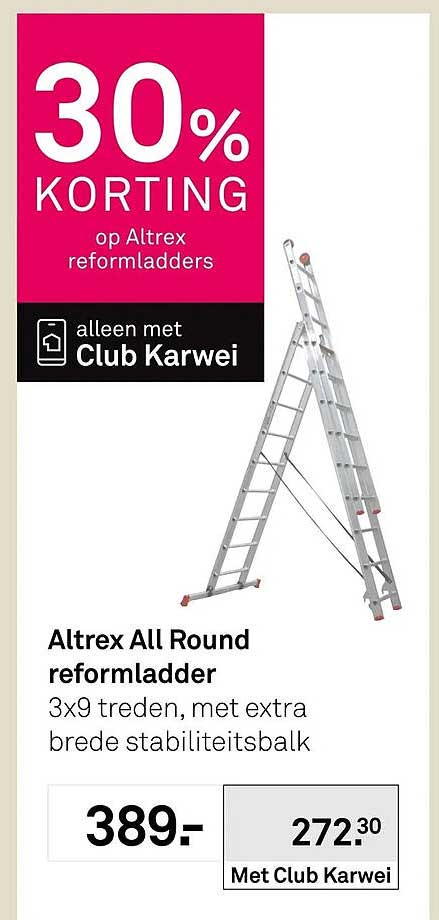 Altrex All Round reformladder 30% korting