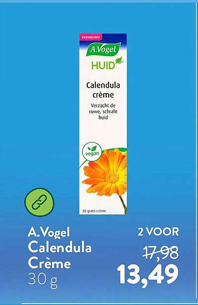 A.Vogel Calendula Crème 30 g 2 VOOR