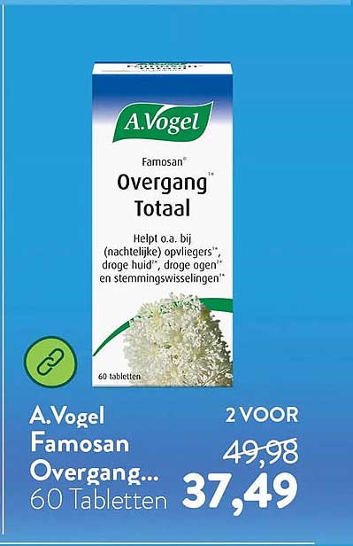 A.Vogel Famosan Overgang... 60 Tabletten 2 VOOR