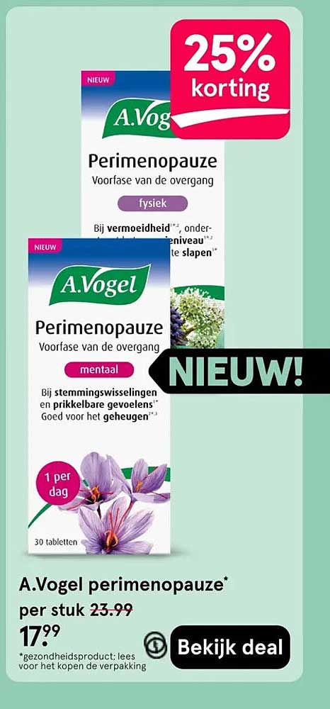 A.Vogel perimenopauze