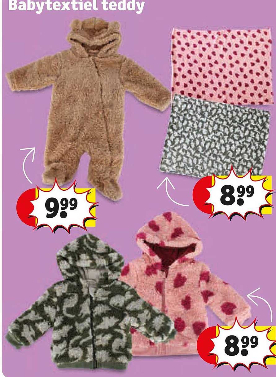 Babytextiel teddy