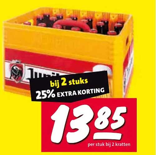 bij 2 stuks 25% EXTRA KORTING