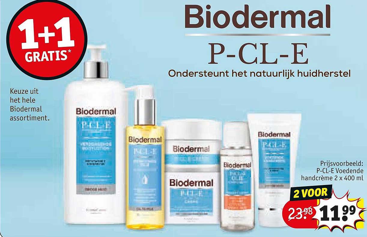 Biodermal P-CL-E 1+1 GRATIS