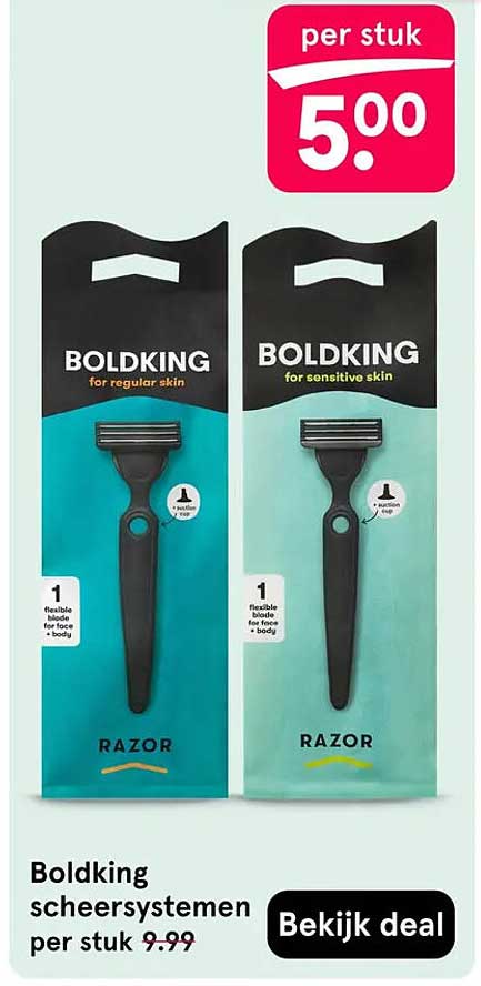 Boldking scheersystemen per stuk