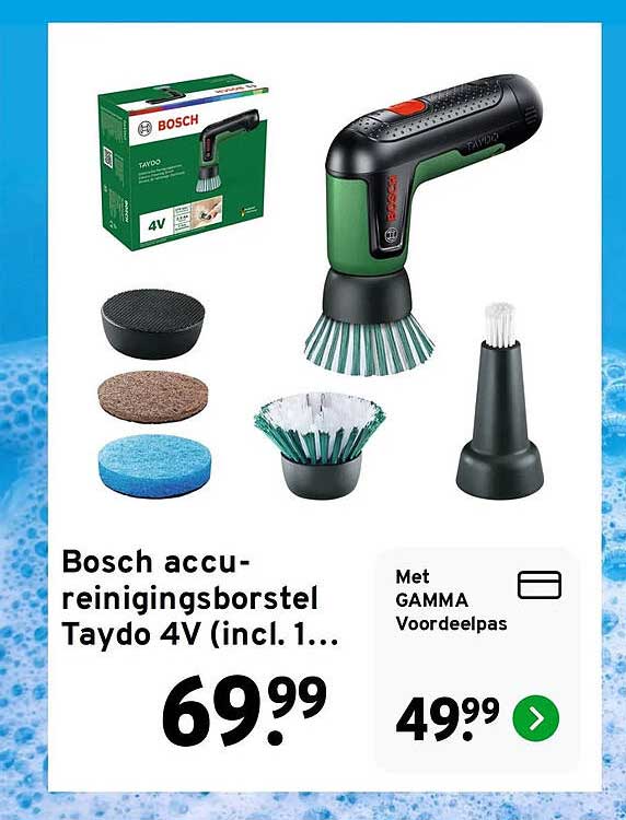 Bosch accu-reinigingsborstel TAYDO 4V (incl. 1...)
