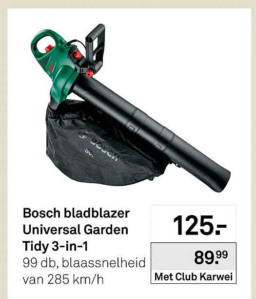 Bosch bladblazer Universal Garden Tidy 3-in-1