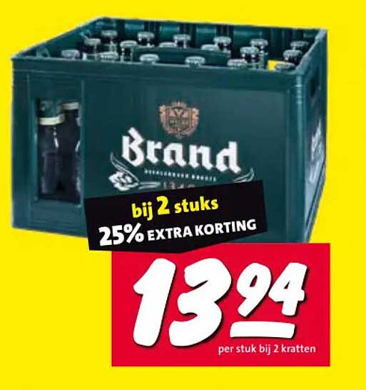 Brand bij 2 stuks 25% EXTRA KORTING
