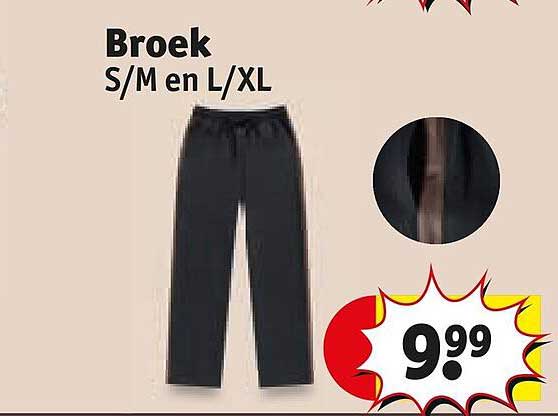 Broek S/M en L/XL