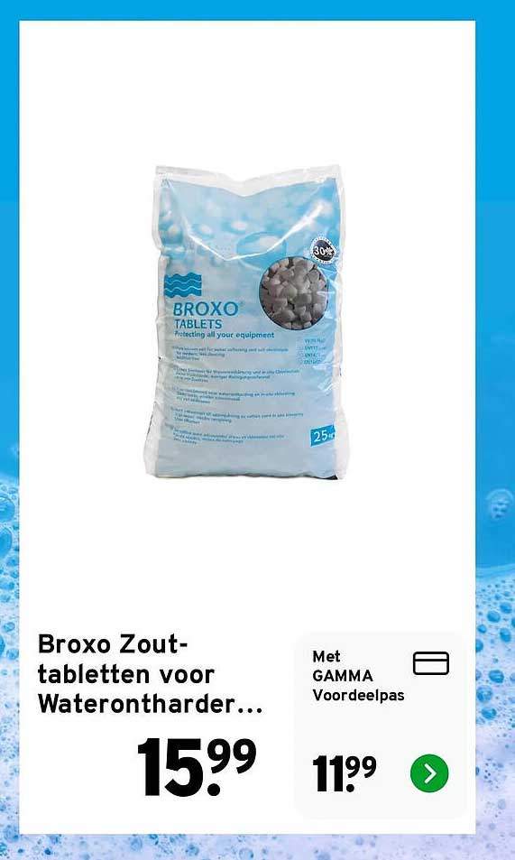Broxo Zout-tabletten voor Waterontharder...