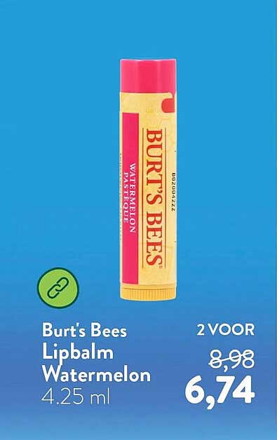 Burt’s Bees Lipbalm Watermelon 4.25 ml 2 VOOR