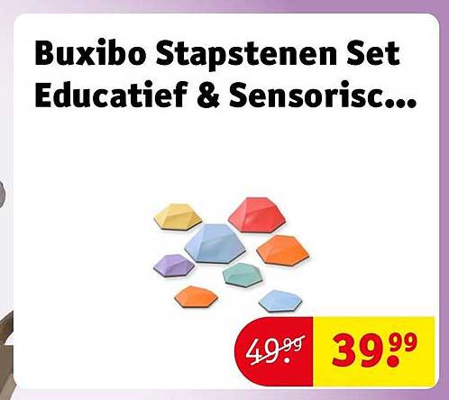 Buxibo Stapstenen Set Educatief & Sensorisc...