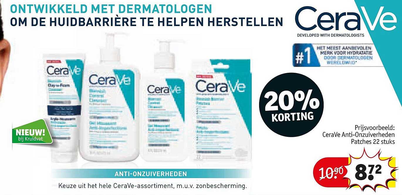 CeraVe Anti-Onzuiverheden Patches 22 stuks 20% korting