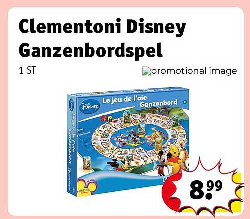 Clementoni Disney Ganzenbordspel