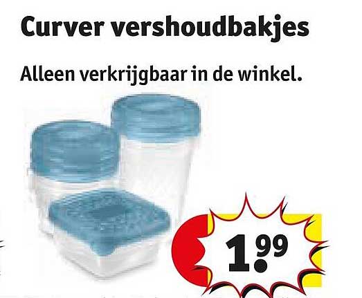 Curver vershoudbakjes