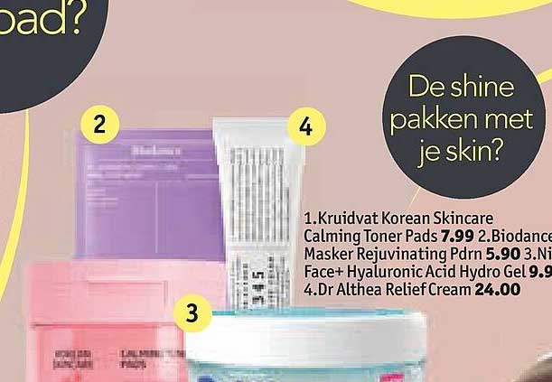 De shine pakken met je skin?
