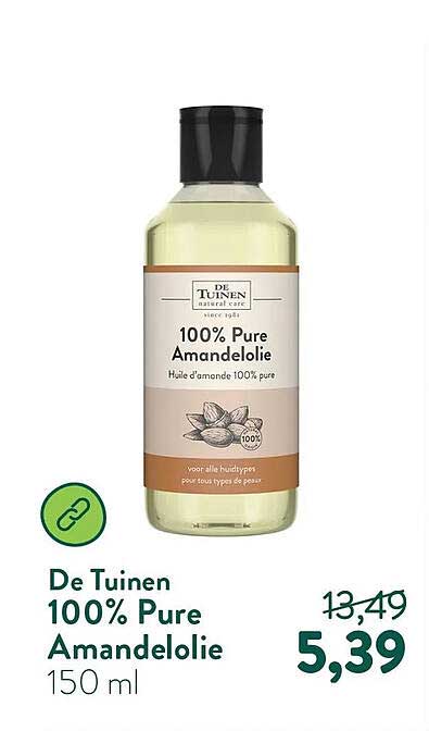 De Tuinen 100% Pure Amandelolie 150 ml