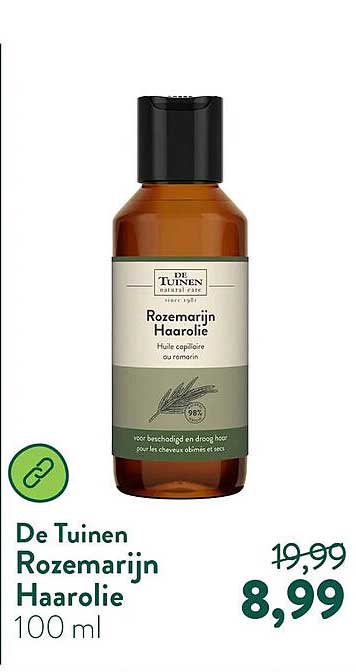 De Tuinen Rozemarijn Haarolie 100 ml