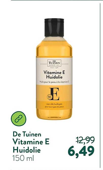 De Tuinen Vitamine E Huidolie 150 ml